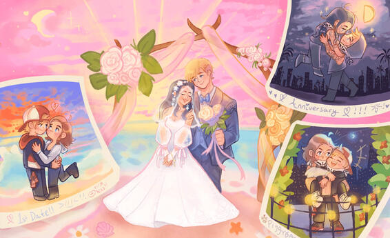 Full Body Character + Background